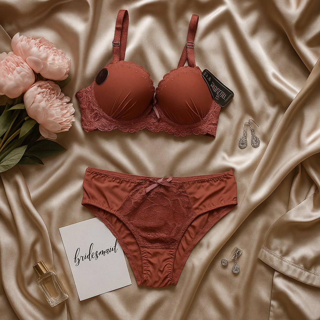 Lingerie Set – Padded Bra & Lace Panty | Luxury Intimate Wear